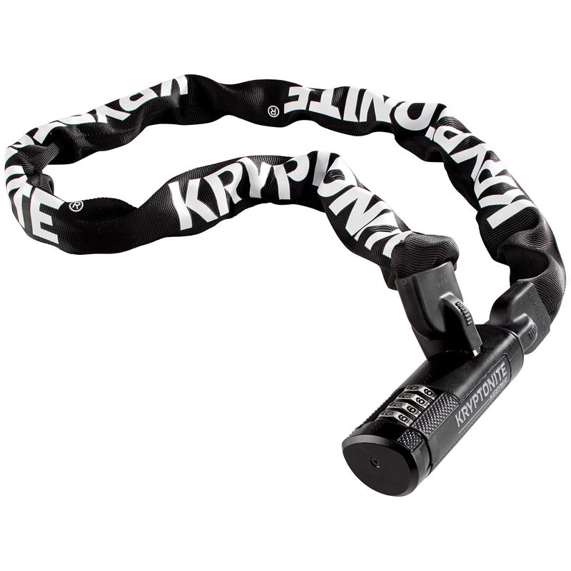 Kryptonite Keeper 712 Combo Bike Chain Lock  4 Feet Long 7mm Steel Chain Heavy Duty Anti-Theft Bicycle Chain Lock  4-Digit Resettable Combination Lock for E-Bike Scooter Road Mountain Bikes - Image 1